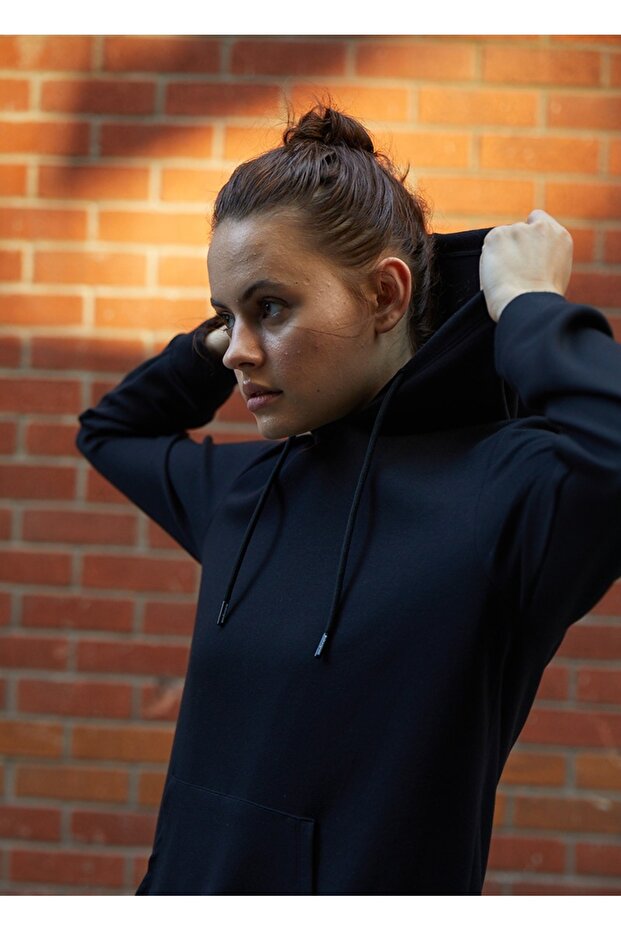 Kadınsweatshirt 70314 - Siyah - 4