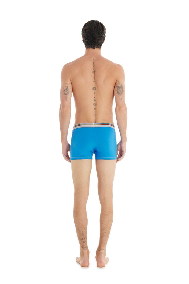 Erkek Pamuk Elastan Boxer Colours 9550 - Mavi - 5