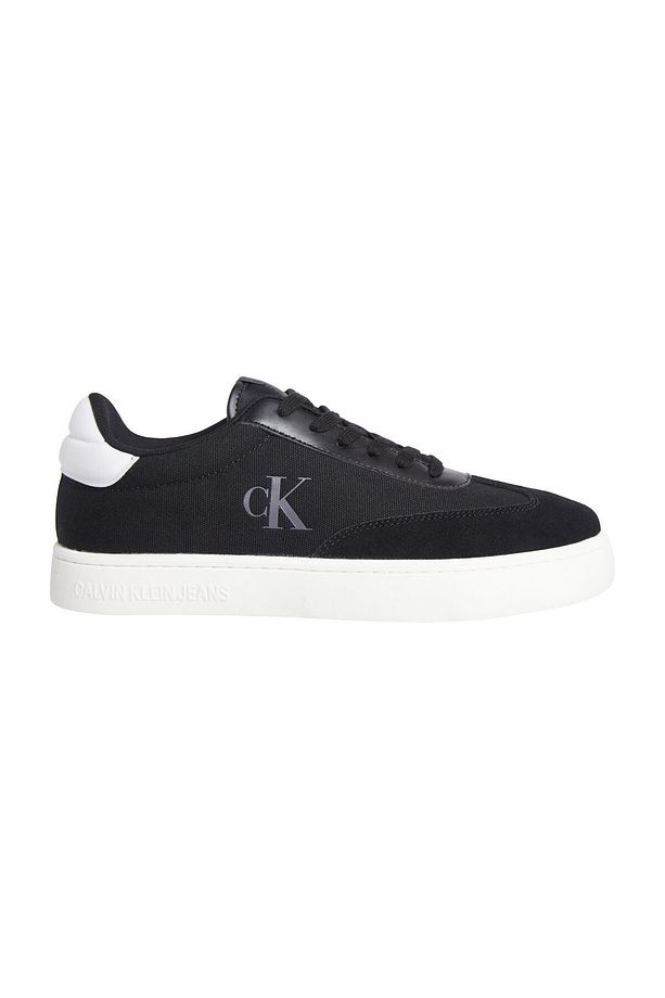 Calvin Klein Logolu Süet Detaylı Sneaker Ayakkabı YM0YM011690GM Erkek AYAKKABI YM0YM01169 0GM - 5