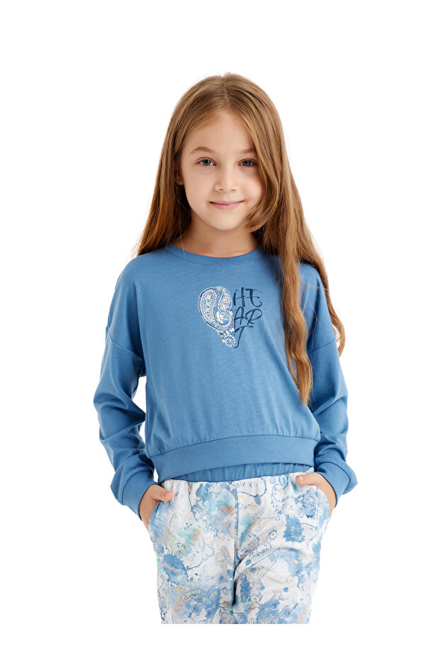 Plavi set pidžama za devojčice - 51638 - 3