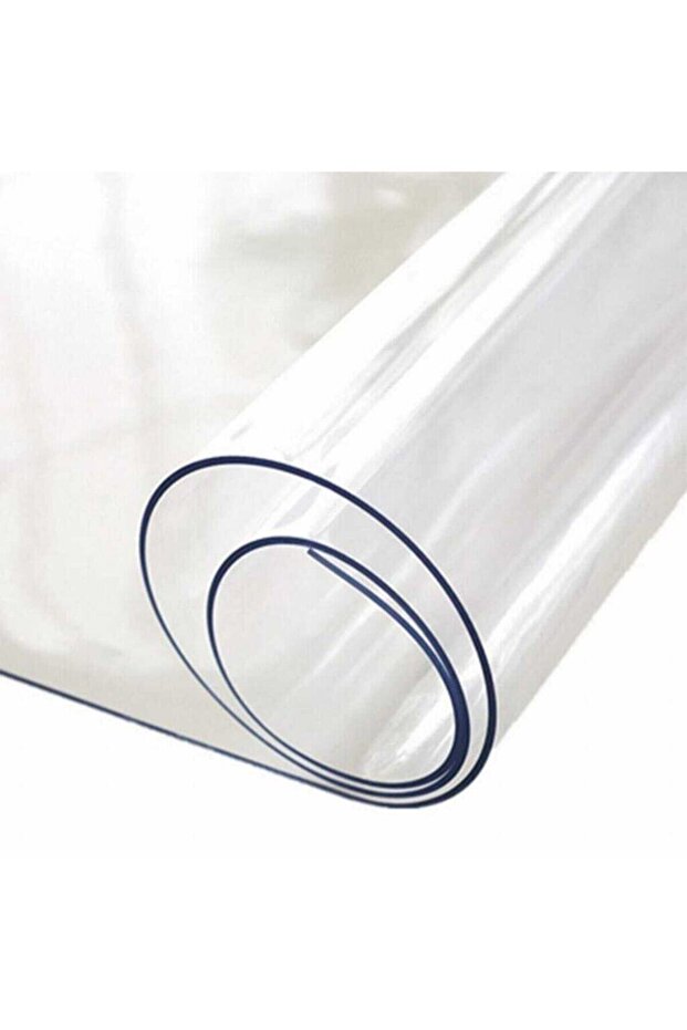 مفرش طاولة شفاف بسمك 1.6 ملم PVC 70x70 سم