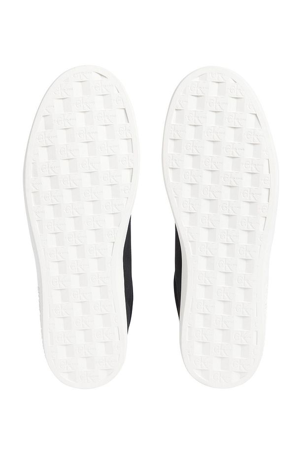 Calvin Klein Logolu Süet Detaylı Sneaker Ayakkabı YM0YM011690GM Erkek AYAKKABI YM0YM01169 0GM - 4