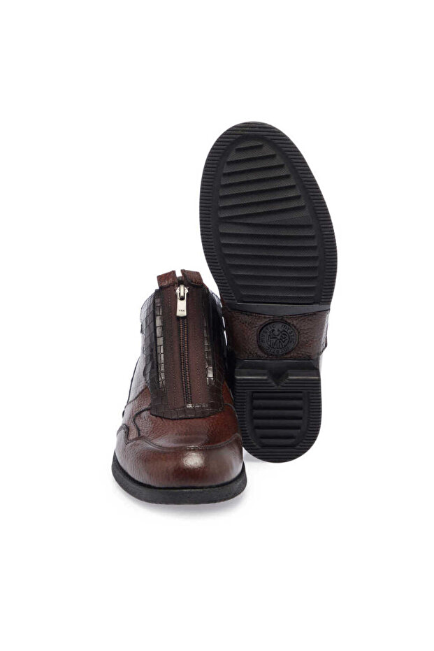 Taba Deri Erkek Casual Bot - E23K1BT56501-B67 - 4