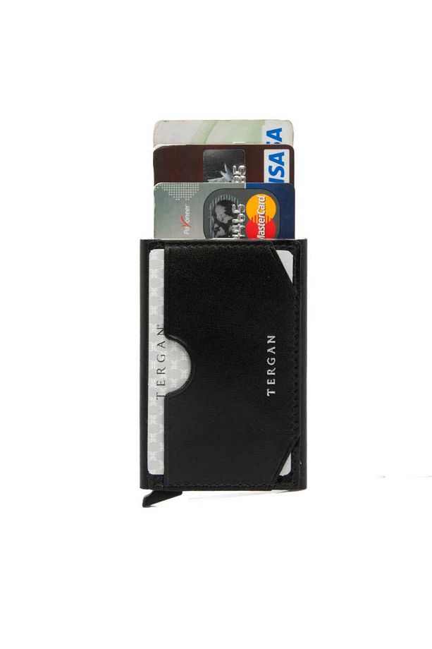 Siyah Hakiki Deri Unisex Kredi Kartlık - S1kk00000260-b06 - 2
