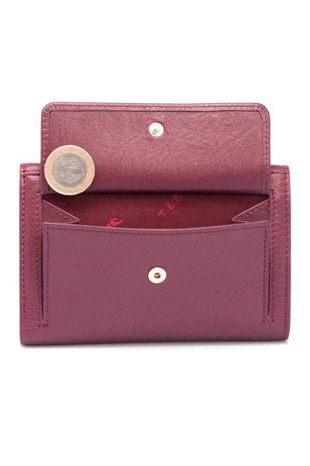 Bordo Deri Kadın Cüzdan - S1cb00005730-k16 - 5
