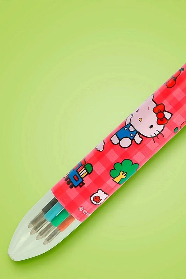Hello Kitty'nin Renkli Dünyası - 6 Renkli Çoklu Kalem - 4