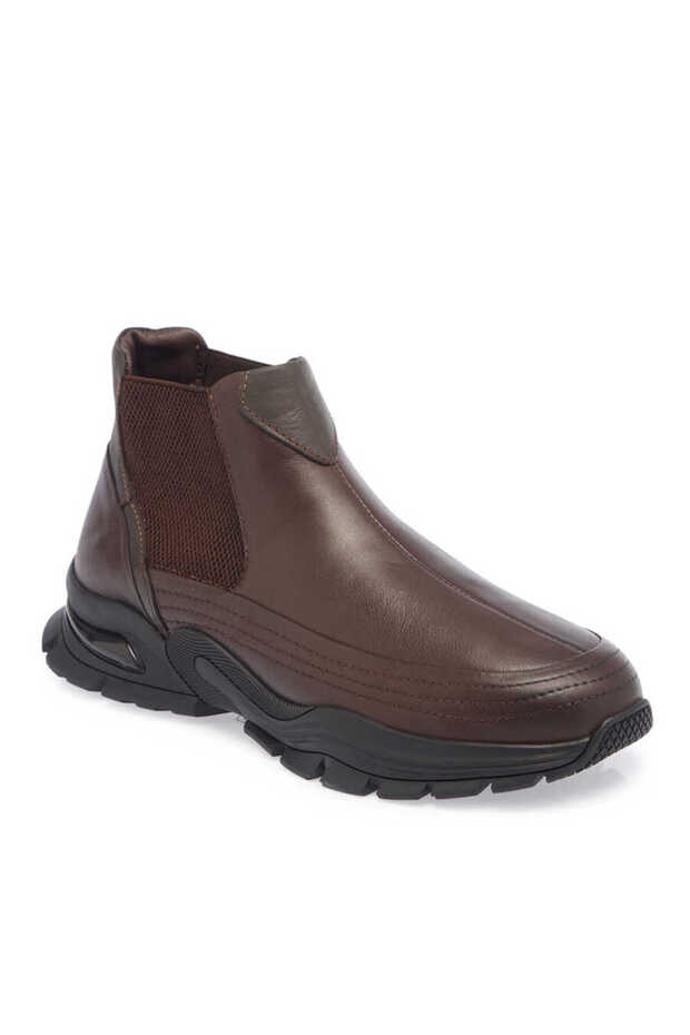 Kahve Deri Erkek Casual Bot - E23K1BT56396-A24 - 1