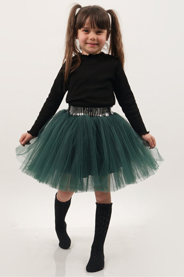 Green Girl's Tutu Skirt