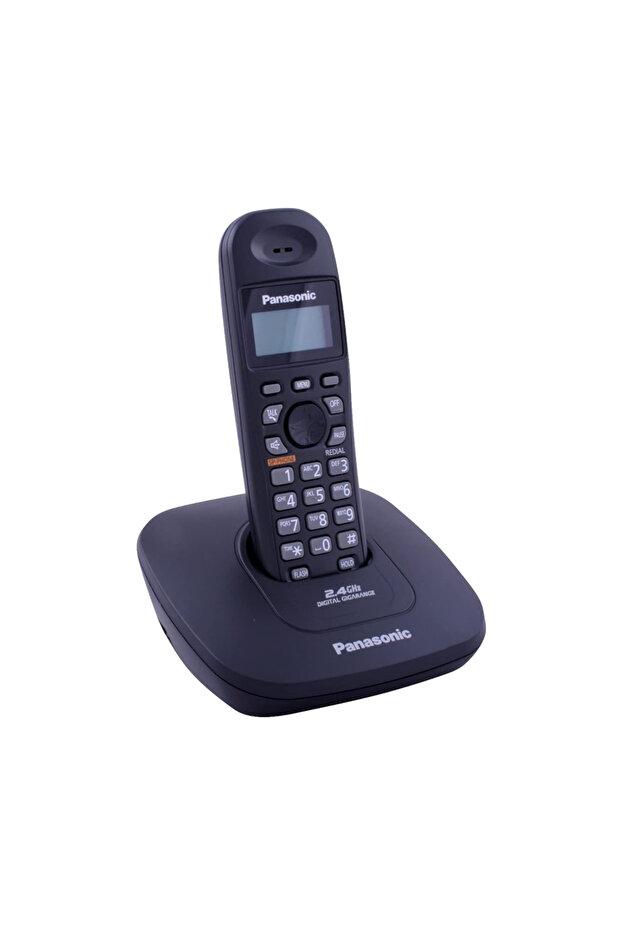 هاتف لاسلكي رقمي 2.4 جيجا هرتز KX-TG3611BX - أسود
