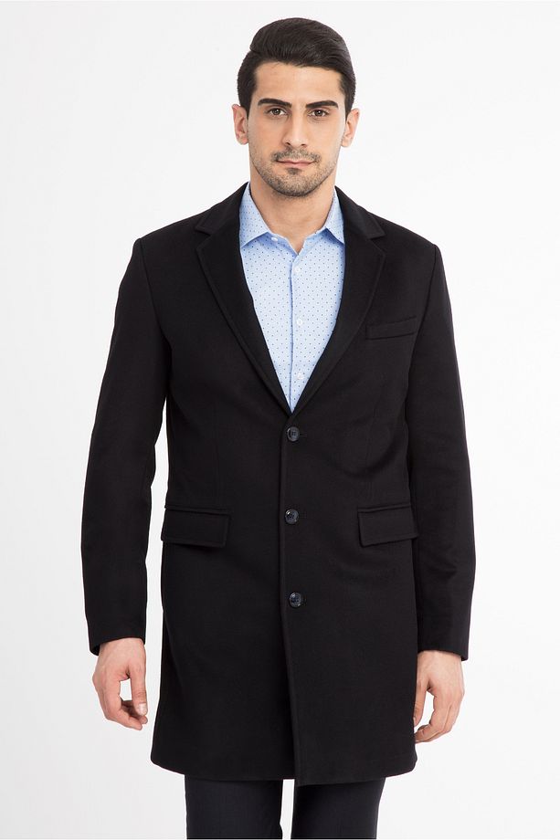 Erkek Lacivert Palto - 27502 - 1
