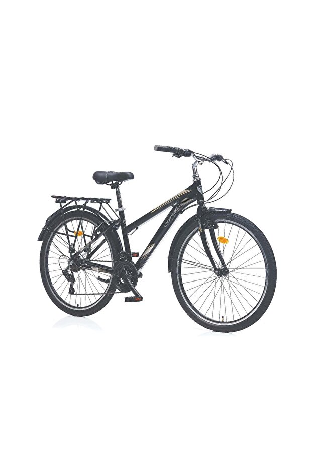 Aloya 26 Jant K:16 21V V Siyah Bakır Gri Şehir Bisikleti - 1