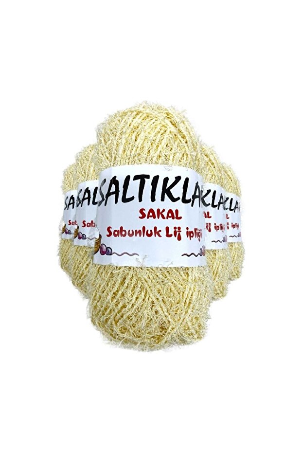 Saltikas Beard Soap Dispenser Fiber Yarn 1 Piece 63 Cream