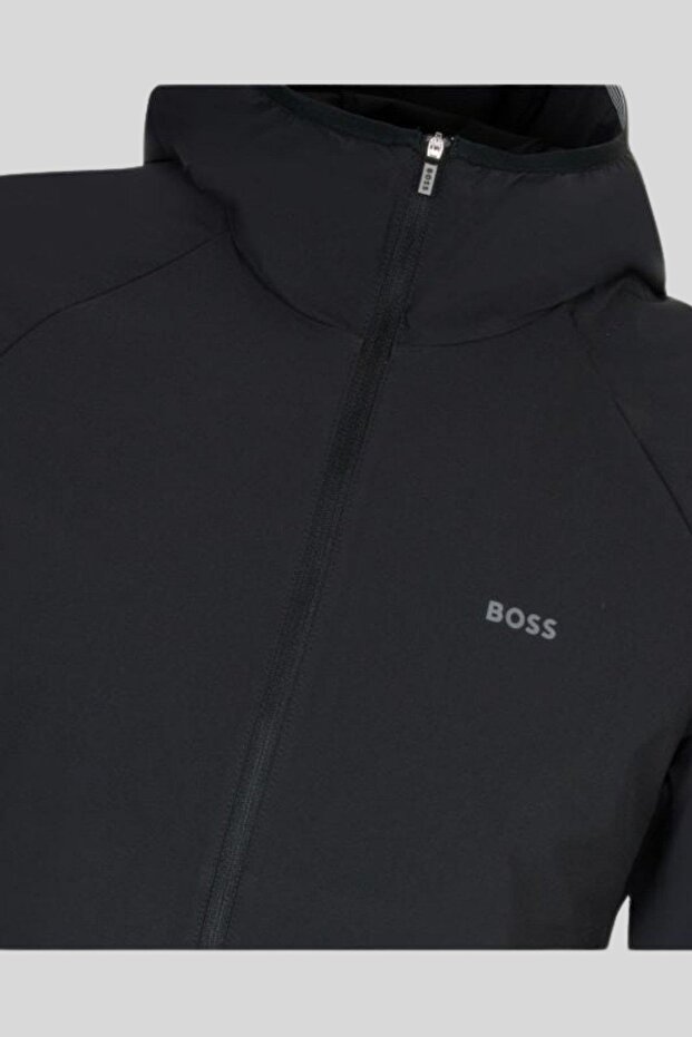 Kapüşonlu Ceket Siyah - 2