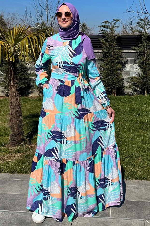 Gökkuşağı Elbise - 8