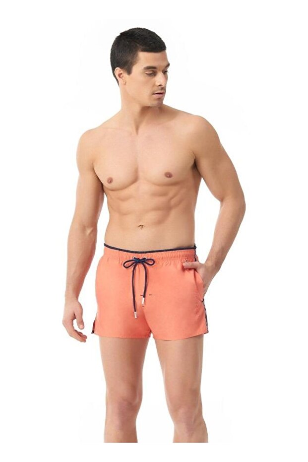 Men's Orange Swim Shorts Swimsuit