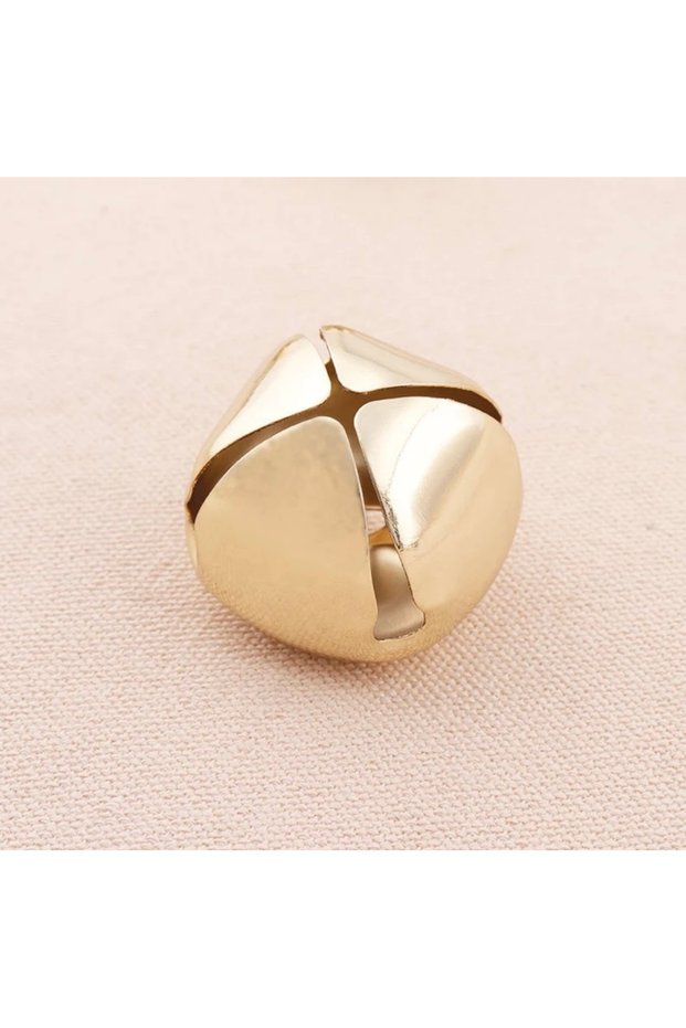 10Pcs Gold Metal Ring, Rattle, Bell, Amigurumi (Large Size)