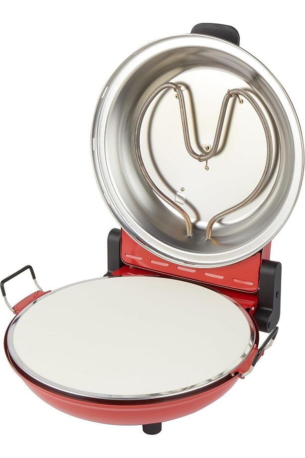 12'' Taş Tabanlı Elektrikli Pizza Fırını, 1200W, 5 Isı Ayarı, 380°C - 2