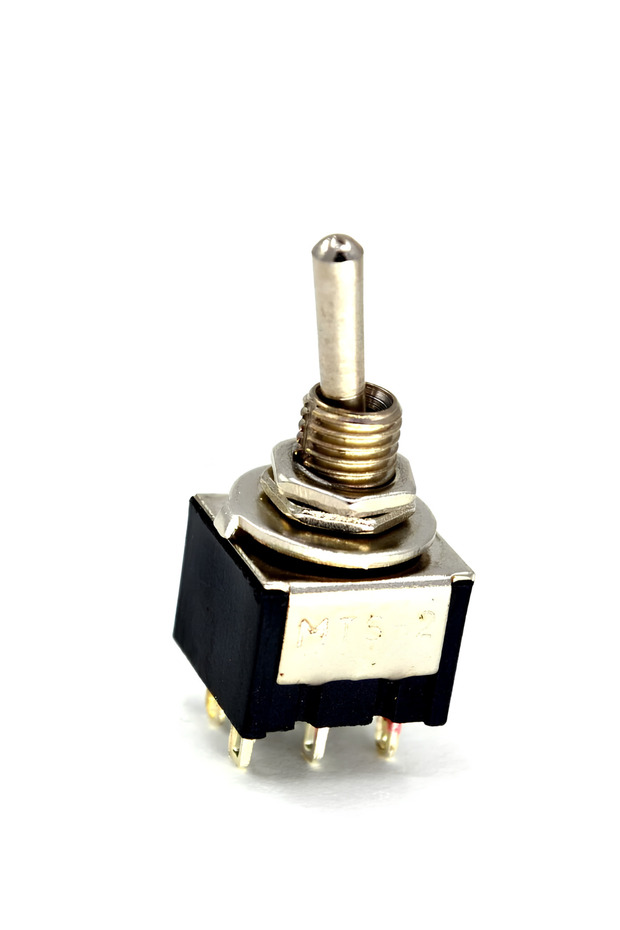 Mini Toggle Switch 1-0 Metal Anahtar 6 Pin 12V-220V Toggle Switch - 2