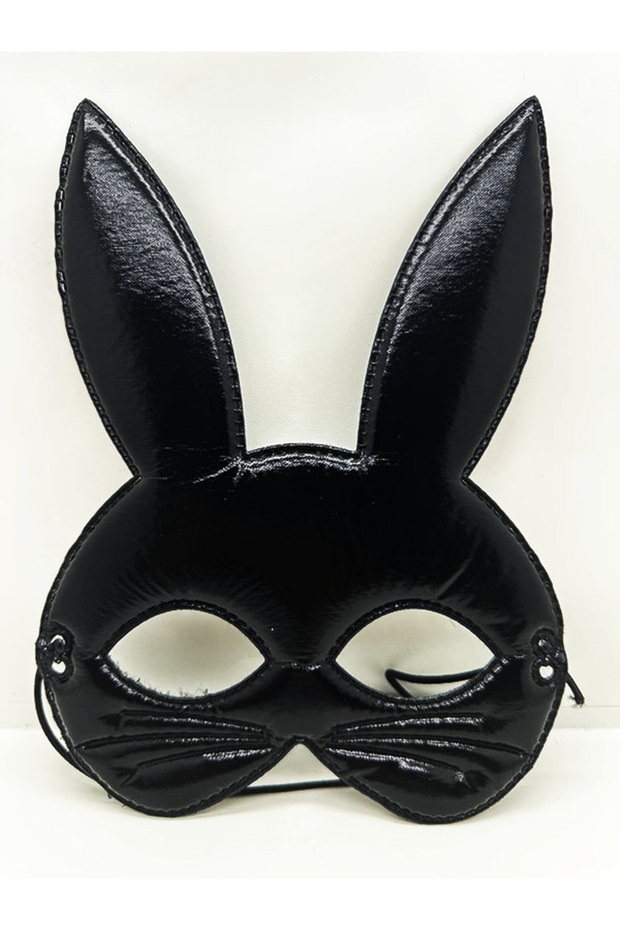 Eva Tşan Mask Made of Black Color Fabric Material 19X15 cm