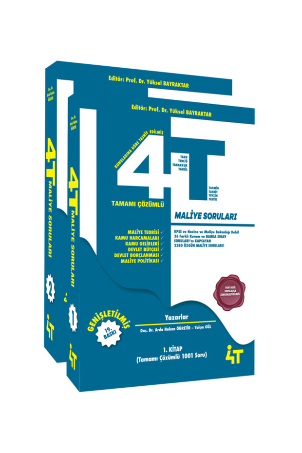 4T MALİYE SORULARI 19. BASKI - 1