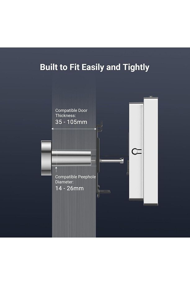 EZVİZ CS-HP2 (2MP) WIFI 1080P GÖRÜNTÜLÜ DİYAFON SİLVER - 5
