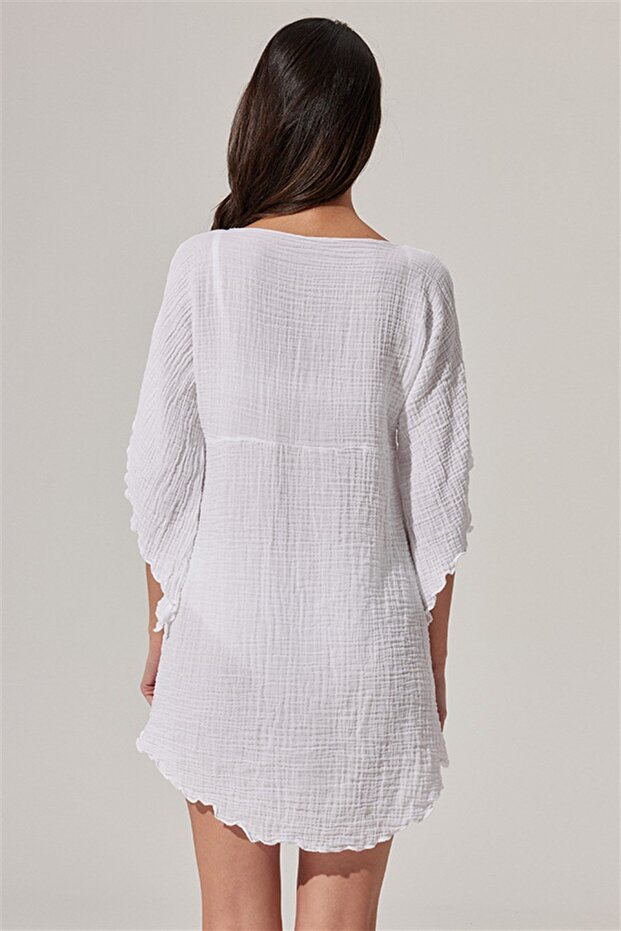 Halkalı Mini Elbise - 5