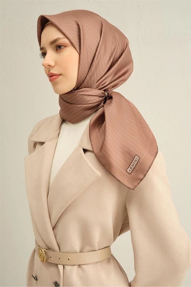 36 Twill İpek Eşarp 9348D - 3