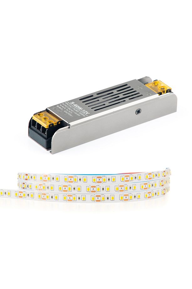 20 Metre Günışığı - Yüksek Lümen Güçlü Işık Metrede 120 Ledli Şerit Led Ve Trafo Dahil Set - 1
