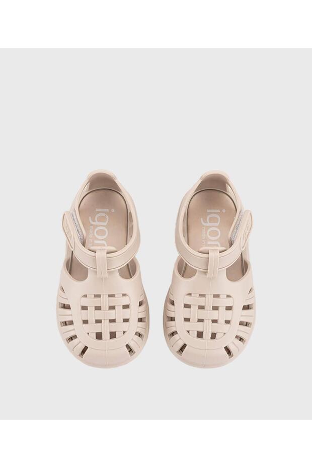 S10271 Tobby Solid Çocuk Sandalet Kum - 4