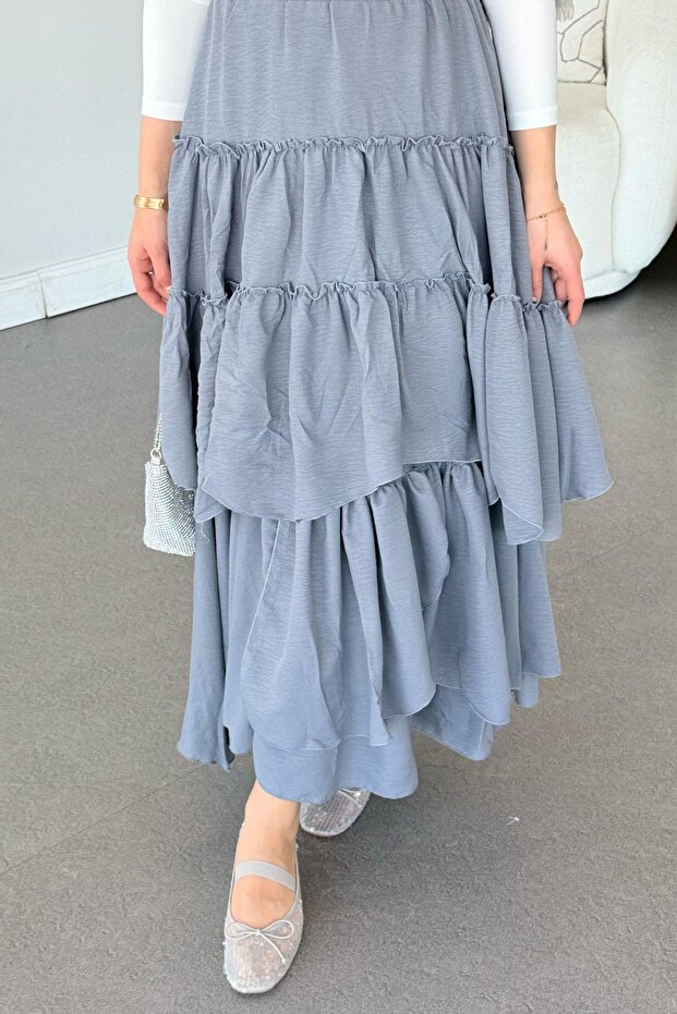 Gray Sare Skirt
