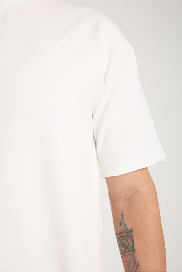 Quell Erkek Oversize Basic Tişört - 6