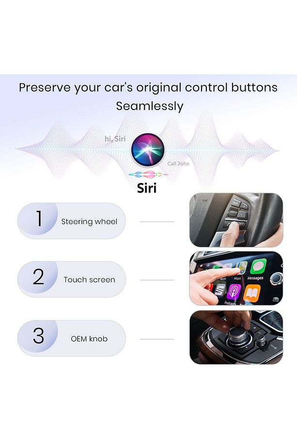 Kablosuz Araç CarPlay & Android Auto USB ve Type C Bluetooth Adaptör - 7