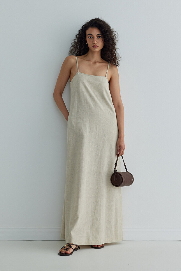 Natural Nice Hanging Linen Gilet