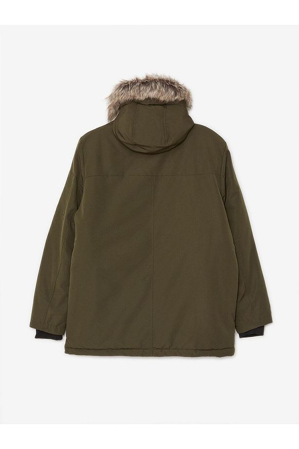 LCW Casual Standart Kalıp Kapüşonlu Erkek Parka - 8