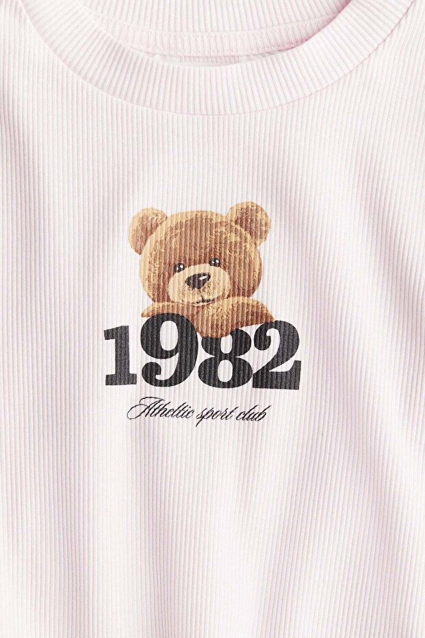 بلوزة من القطن المضلع - 2