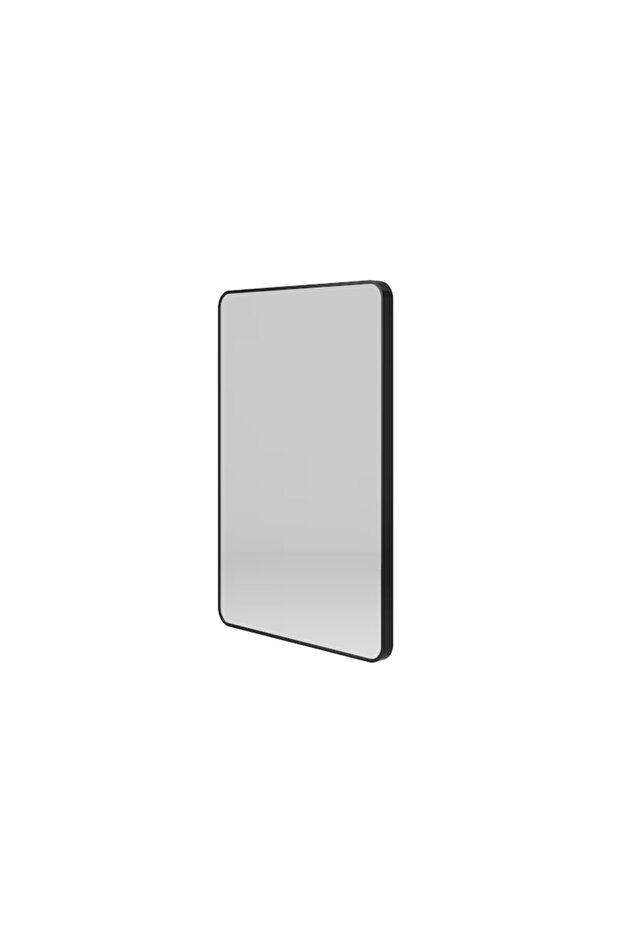 مرآة حائط - لون أسود - 2