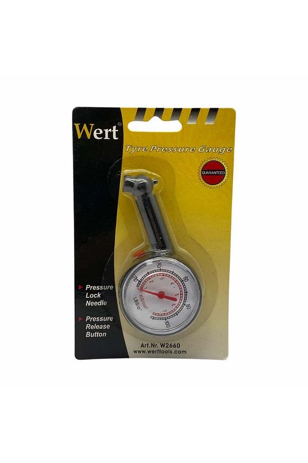 Lastik Hava Basınç Ölçer (0-100 PSİ / 0-7 BAR) (ANALOG) (PLS) - 1