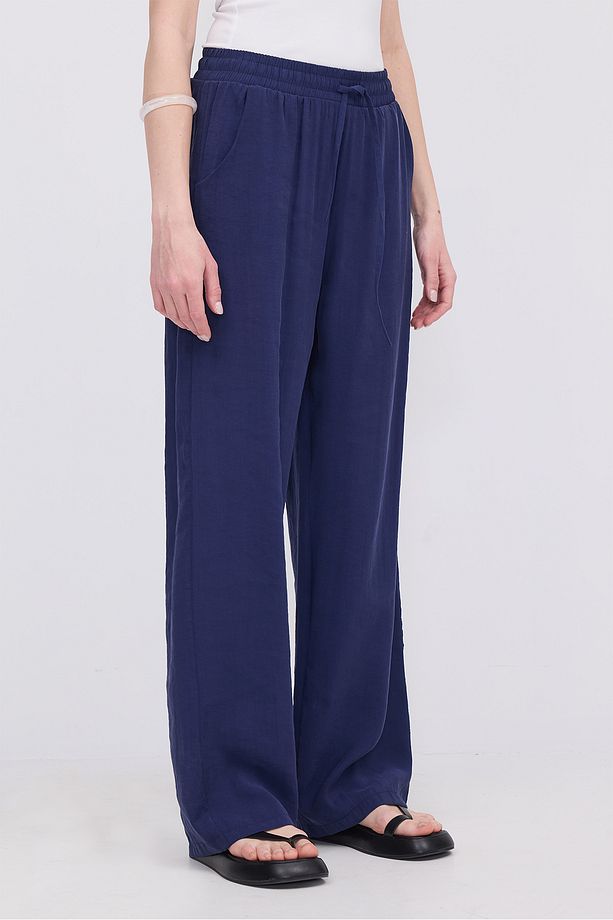 Modal Wide Leg Pantolon PN0368-U3 - 6