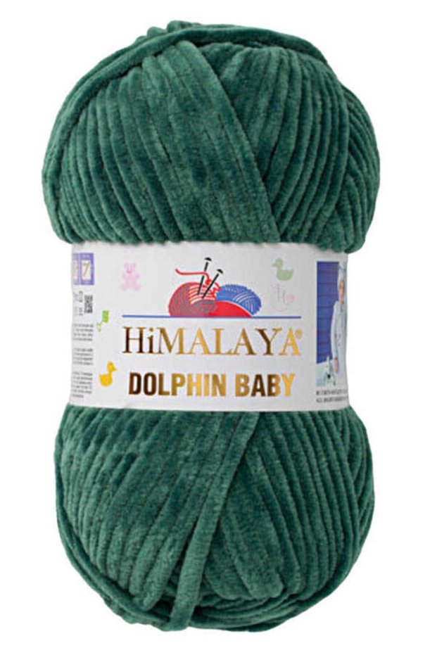 Dolphin Baby Velvet Thread 5-Pack - 80360 Green - 100 Gr. 120 Meters.