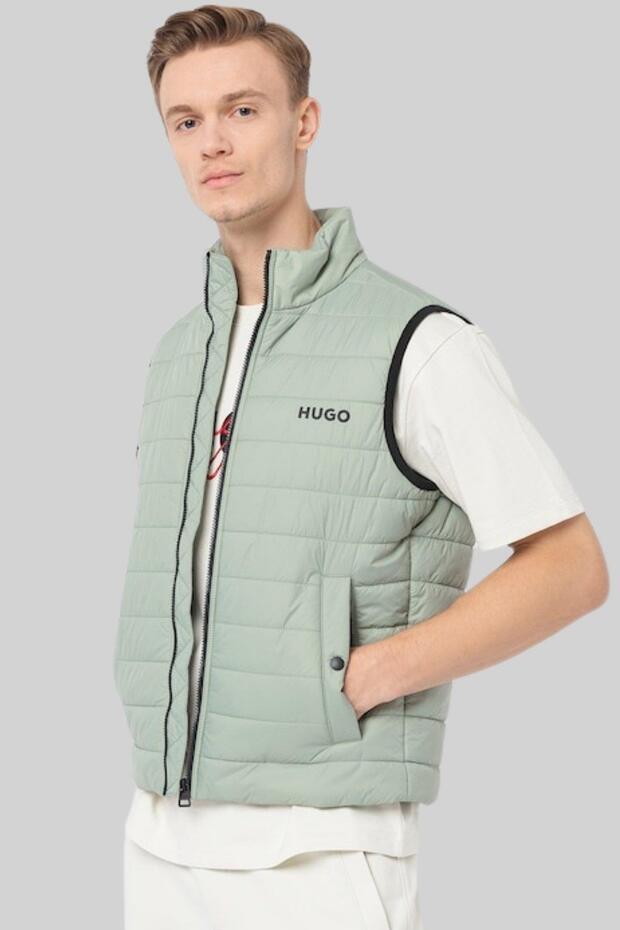 Slim Fit Yelek Yeşil - 2