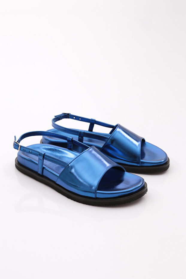 3015 Kadin Kalin Bantli Sandalet - 2