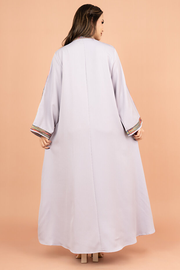 جلابية مطرزة سادة - 4