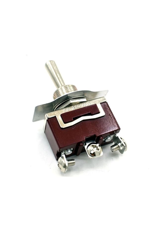 Toggle Switch 1-0-2 Metal Anahtar 3 Pin 12V-220V Toggle Switch - 3