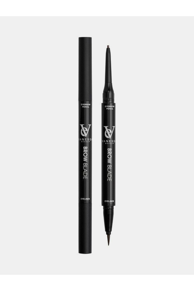 قلم تحديد الحواجب المقاوم للماء والحبر - بني داكن 01