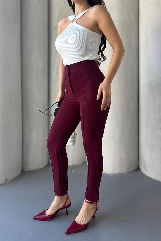 MNG Model Ön Arka Çimalı Dar Paça Pantolon - 7