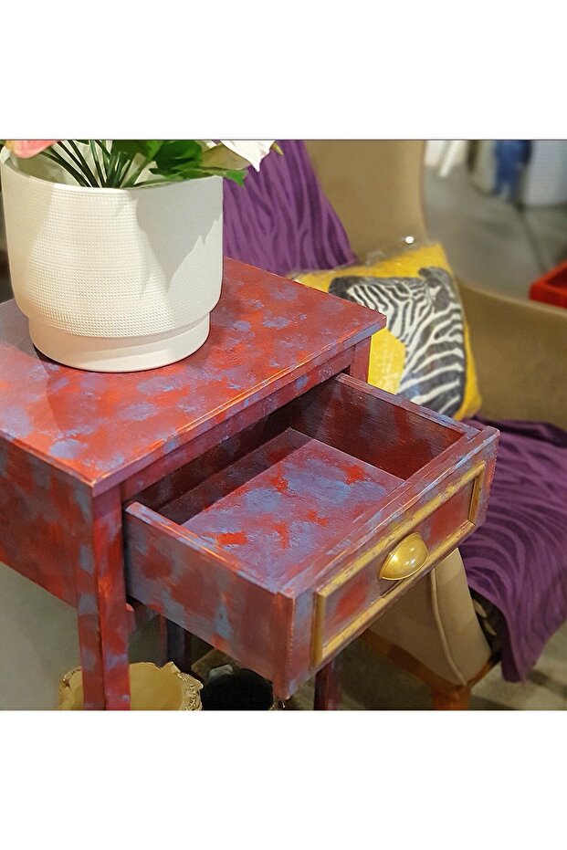 Candy Çekmeceli Yan Sehpa - 4