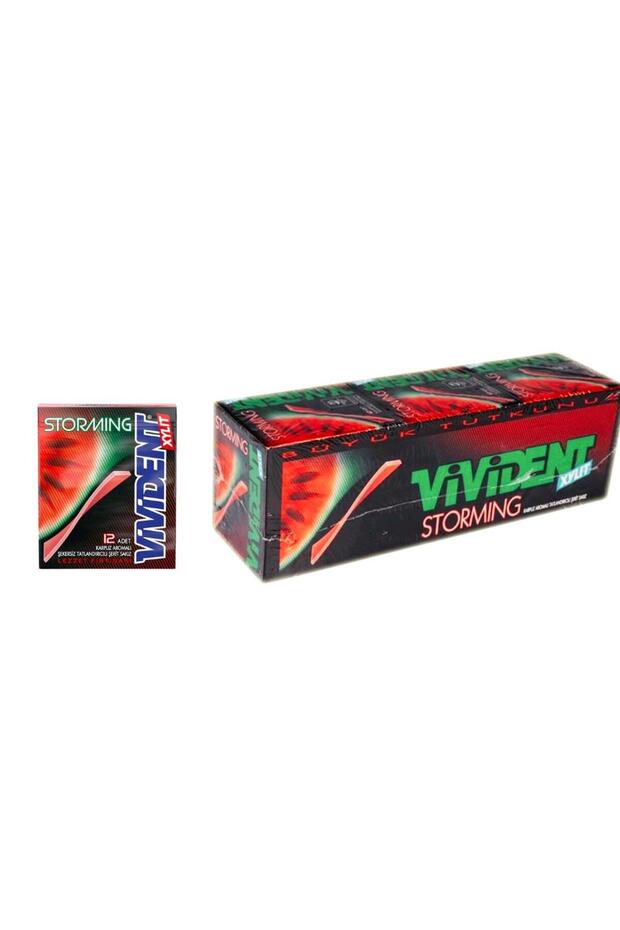 Storming Watermelon Flavored Sugar Free Gum 33 g X 18 Pcs