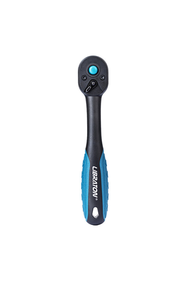 Ratchet 1PC Libraton 1/4 Inch Ratchet 1pc, Ratchet Handle with Teardrop Head,Reversible Design, Quic