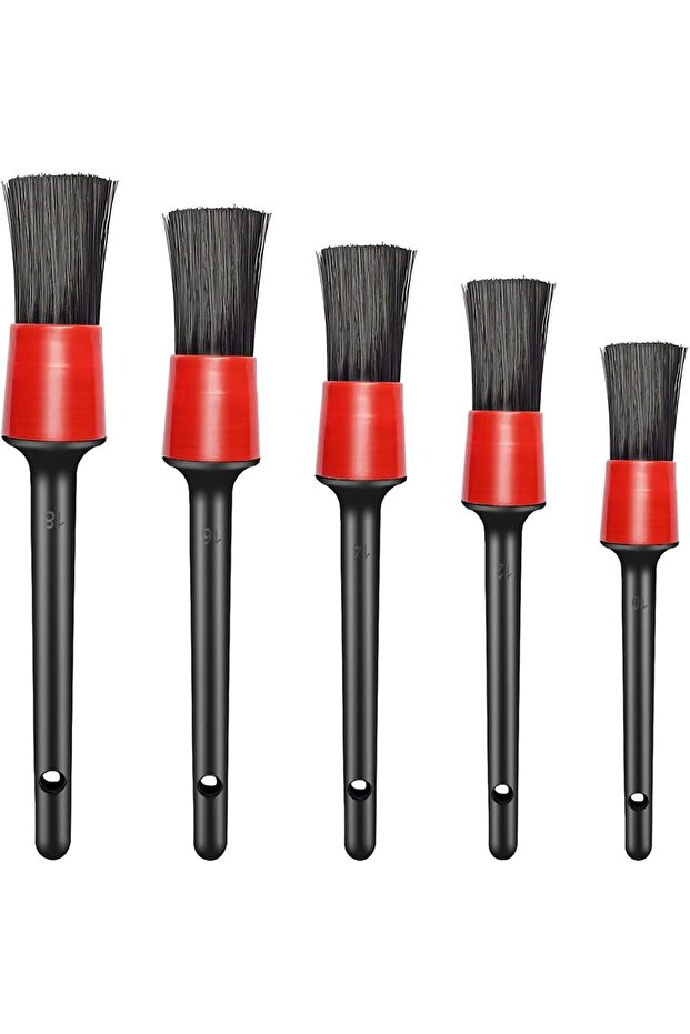 5PCS Detailing Brush 5PCS Car Detailing Brush Set Premium Fiber Multifunction Cleaning Brush For Cle