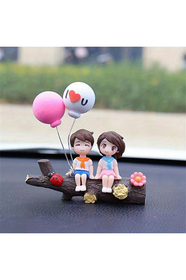Blue 1pc New Tree Branch Couple Car Decoration Creative Car Decoration Fashion Creative Car Accessor